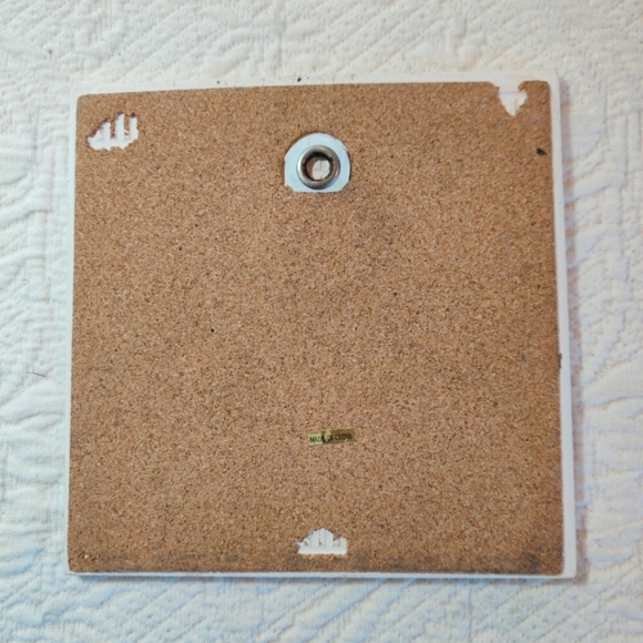 SOLD - Vintage Barbara Lavallee Ceramic Kitchen Tile Wall Eskimo Dance 1996 - Picture 7 of 7